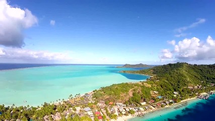 Островите Bora bora Le Moana - заснето от дрон ! 2016