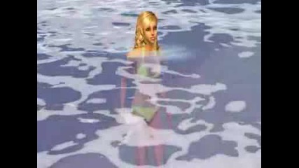 Sims 2 itsy bitsy teenie weenie yellow polka dot bikini