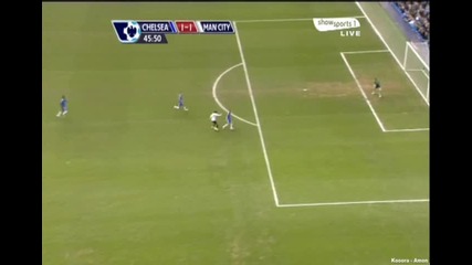 27.02.2010 Челси 2 - 4 Манчестър Сити първи гол на Карлос Тевез 