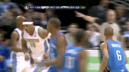 Nba 03.03.2010 - Thunder vs. Nuggets: First half 