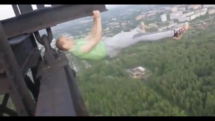 Луди руски фенчета тренират