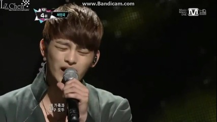 (hd) Seo In Guk - With Laughter or With Tears ~ M Countdown (02.05.2013)