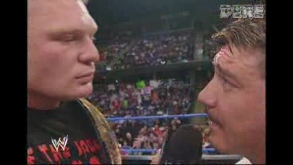 Конфронтация между Еди Гереро и Брок Леснар преди No Way Out 2004 