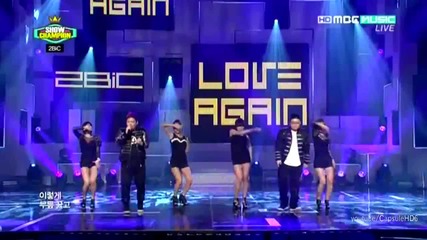 (hd) 2bic - Love again ~ Show Champion (03.07.2012)