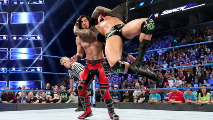 Ali, Ricochet & Aleister Black vs. Andrade, Rusev & Shinsuke Nakamura: SmackDown LIVE, April 9, 2019
