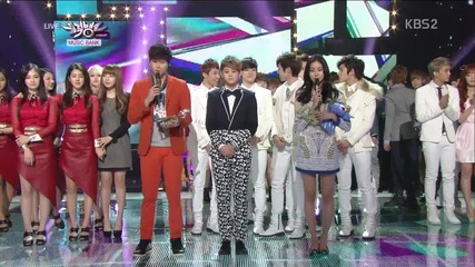 (hd) Today's Winner - Psy ( Gangnam Style ) ~ Music Bank (04.01.2013)