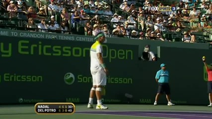 Nadal vs Del Potro - Miami 2009! - The Full Match! - Part 8/13!