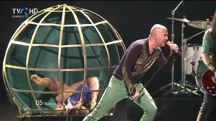 Hd Eurovision 2011 Turkey Yuksek Sadakat - Live It Up (semi-final 1)