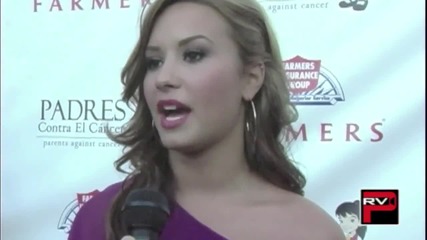 Demi Lovato at Padres Contra El Cancer Event