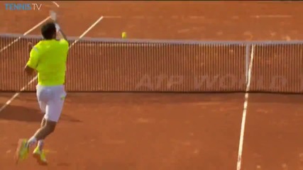 Tommy Robredo Hits a Hot Shot - Barcelona 2014