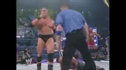 Wwe Smackdown 22.1.2004 John Cena And Chris Benoit Vs Brock Lesnar Luther Reigns And Rhyno