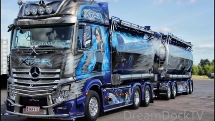 Удивителен Mercdes Actros - тунинг камион !