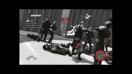 Assassins Creed Brotherhood - long kill streak (3162)