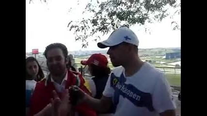 Brazilian water - Kimi Raikkonen fans xd 