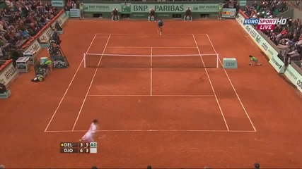Djokovic vs Del Potro - Roland Garros 2011