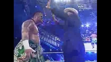 john cena vs umaga in last man stading part 1 