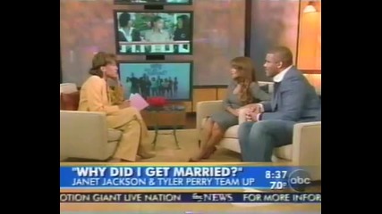Janet Jackson and Tyler Perry on Gma 