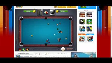 8 Ball Pool Gameplay 1# [parkoyoto vs anonymous]