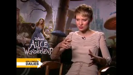 Alice on Working With Johnny Depp in Wonderland