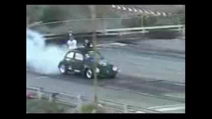 Old Beetle Vs Ford Mustang