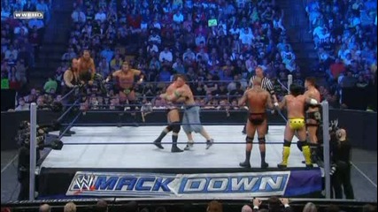 Smackdown 2009/10/02 DX, John Cena & Undertaker vs Legacy, Randy Orton & Cm Punk 2/2