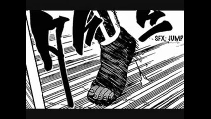 Naruto Manga 411 : 8 Tails Vs Sasuke Side