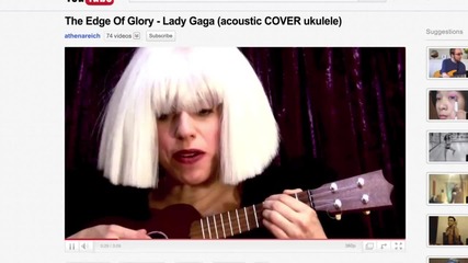 Google Chrome Lady Gaga- The Edge Of Glory