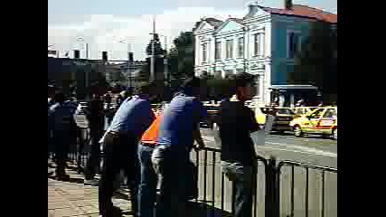 Митинг На Такситата Във Варна 