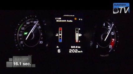 2014 Jaguar F-type V6-s (380hp) - Drive & Sound (1080p)