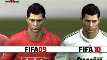 Cristiano Ronaldo from Fifa 04 to 13