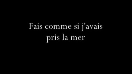 Garou & Celine Dion - Sous Le Vent [lyrics]