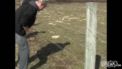 Farm Kid Dared to Hold Electric Fence 