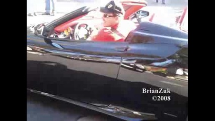 Ferrari F430 Spider Start And Accelerate