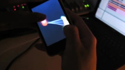 Matrix Music Pad on iphone 