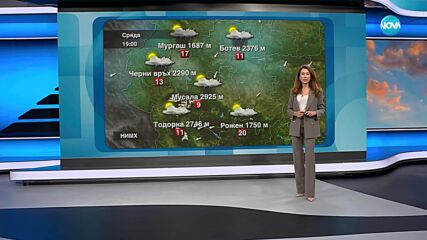 Прогноза за времето (18.06.2025 - обедна емисия)