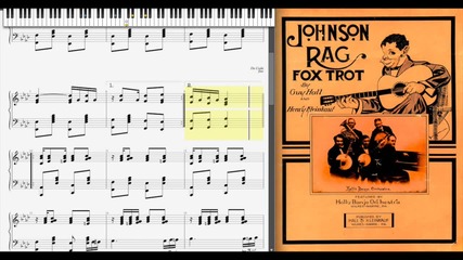 Johnson Rag by Guy Hall & Henry Kleinkauf (1917, Ragtime piano)