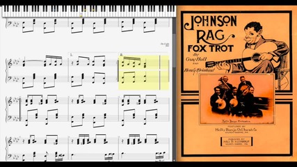 Johnson Rag by Guy Hall & Henry Kleinkauf (1917, Ragtime piano)
