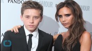 Brooklyn Beckham Makes the Most Out of Burberry Fashion Show