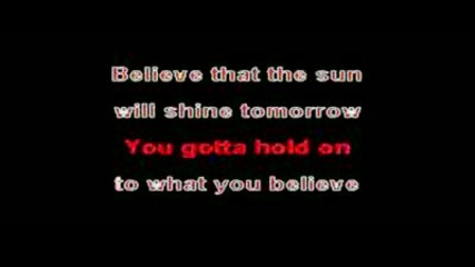 Bon Jovi - We werent born to follow - karaoke 