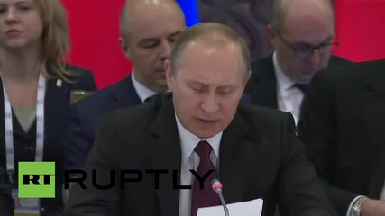 Путин зове за обединени усилия срещу терористичната заплаха