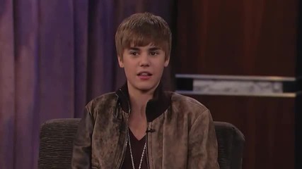 N O V O Justin Bieber gostuva na Jimmy Kimmel [ chast 2 5 ] 10.02.2011