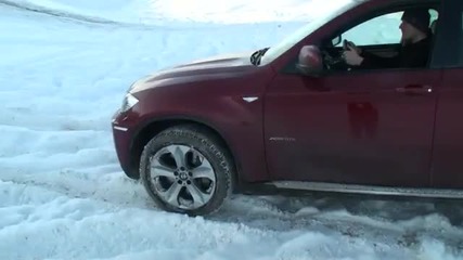 Bmw X6 snow Test