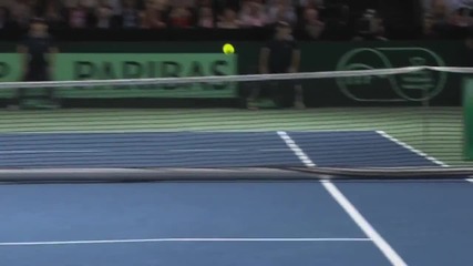Davis Cup [04.04.2014] - Hot Shot By Roger Federer