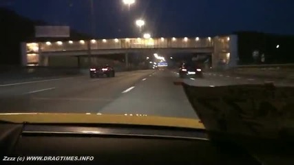 Dragtimes.info Porsche Carrera Gt vs Nissan Gtr vs Porsche 911 vs Corvette Zr1 Run 3 - 6 
