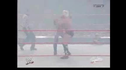 Raw 2003 - Chris Jericho & Shawn Michaels vs. Ric Flair & Batista