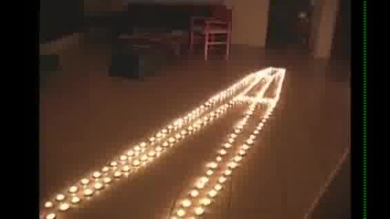 Илюзия със свещи