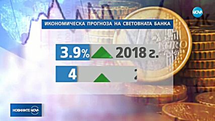 Икономическият растеж на България ще достигне 3,9%