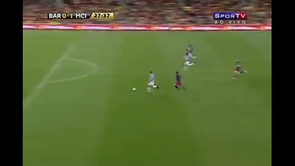 Барселона - Ман.сити - 0:1 гол на Мартин Петров