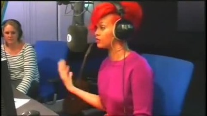 Rihanna interviewed on Bbc Radio 1