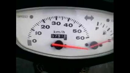 Honda Dio 70 km/h 